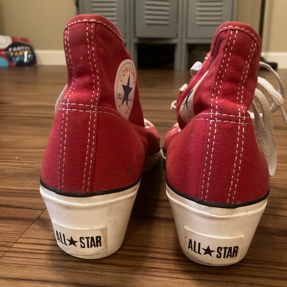 Red Converse Wedges!!